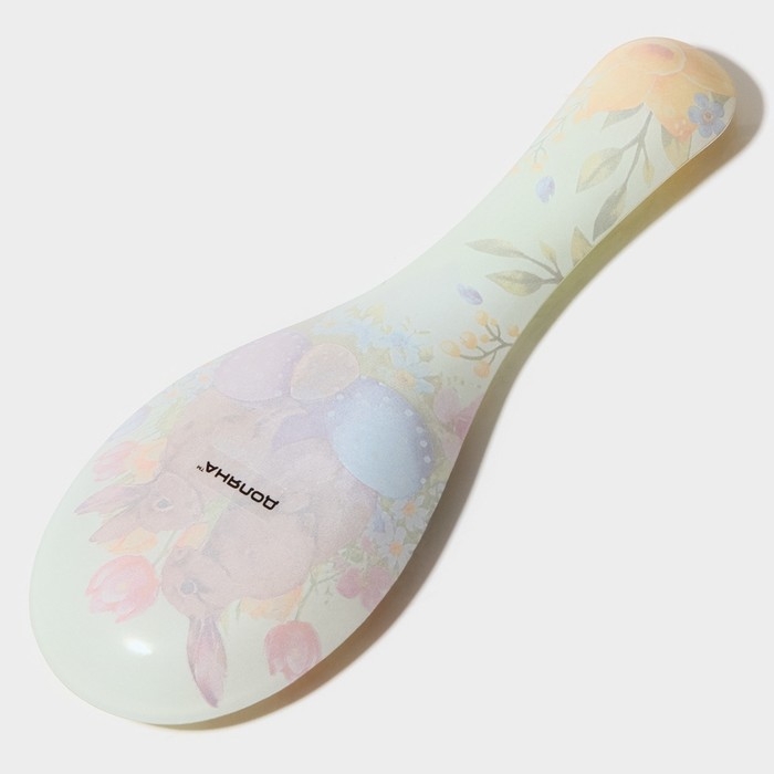 Подставка стеклянная под ложку Доляна «Акварель», 23,5×8,3×1,5 см Подставка стеклянная под ложку Доляна «Акварель», 23,5×8,3×1,5 см