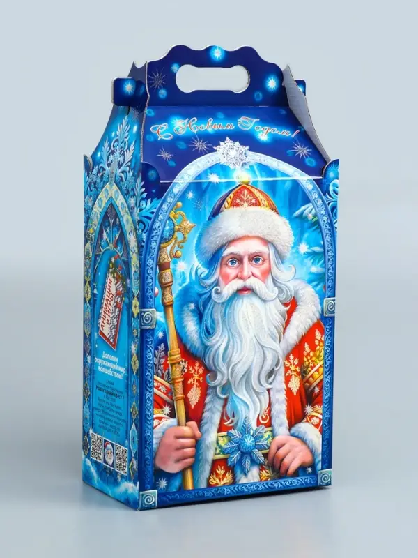 Подарочная коробка Новогодняя Корпоратив Подарочная коробка Новогодняя Корпоратив "Новогодние традиции" 20,3 х 12,3 х 41 см