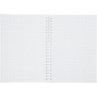 Книга учета Attache А5 96л клетка офсет картон мел. спираль