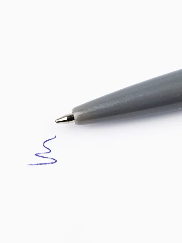 Ручка шариковая, синяя паста автоматическая 0.7 мм пластик &laquo;Защитнику&raquo;