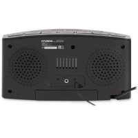 Радиобудильник H-RCL238 черный LCD подсв белая часы цифровые