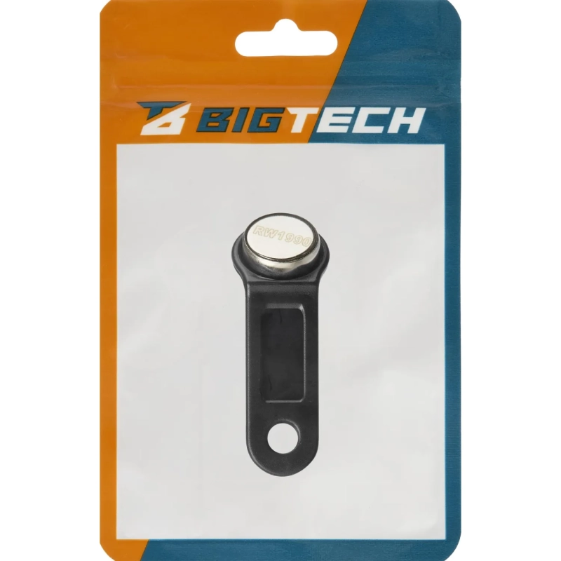 Электронный ключ Bigtech Touch Memory (iButton) DS 1990 черный (уп.10шт)