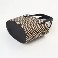 Сумка плетёная из пандана, 22&times;14&times;35 см, бежево-коричневая