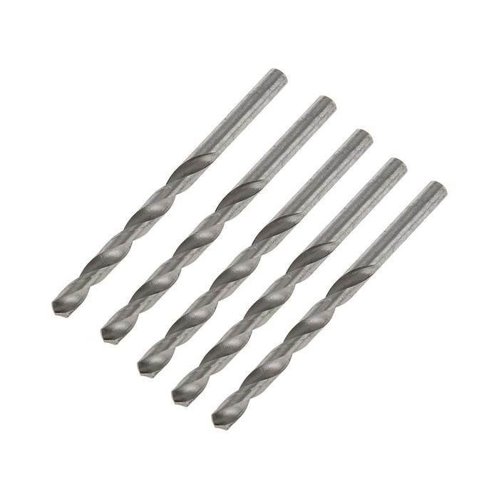Сверло по металлу ЛОМ, HSS, цилиндрический хвостовик, 8.5 мм, 5 шт. Сверло по металлу ЛОМ, HSS, цилиндрический хвостовик, 8.5 мм, 5 шт.