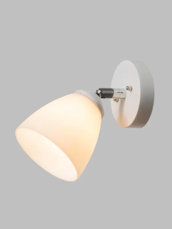 Бра BayerLux 4112/1, 1&times;40 Вт, E27, 11&times;18&times;19.5 см белое