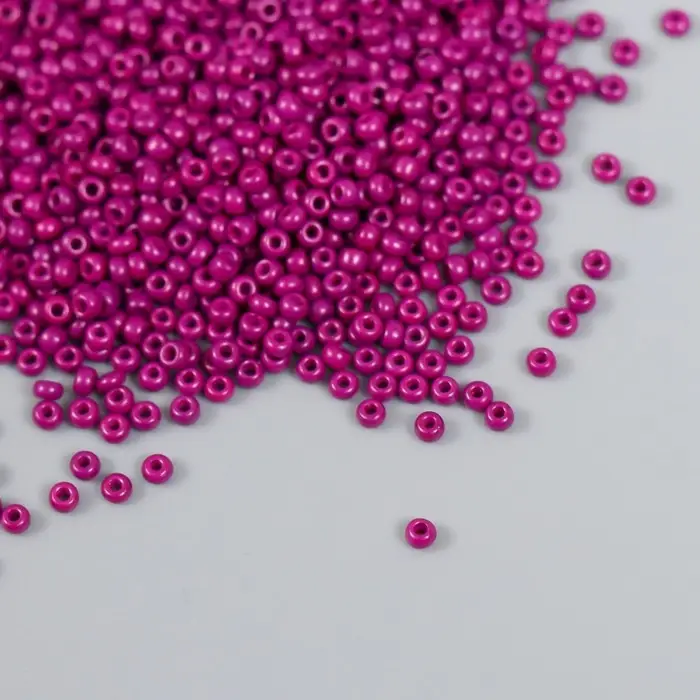 Бисер стекло 12/0  Бисер стекло 12/0 "Ежевичный" 15 гр