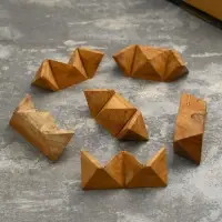 Головоломка из дерева "Загадка" 6 частей 9х9х9 см Головоломка из дерева "Загадка" 6 частей 9х9х9 см