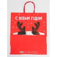 Набор новогодних крафтовых пакетов &laquo;С Новым годом тебя!&raquo;