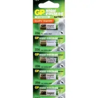 Батарейка алкалиновая GP Mercury Free, А27 (27A, MN27)-5BL, 12 В, блистер, 5 шт.