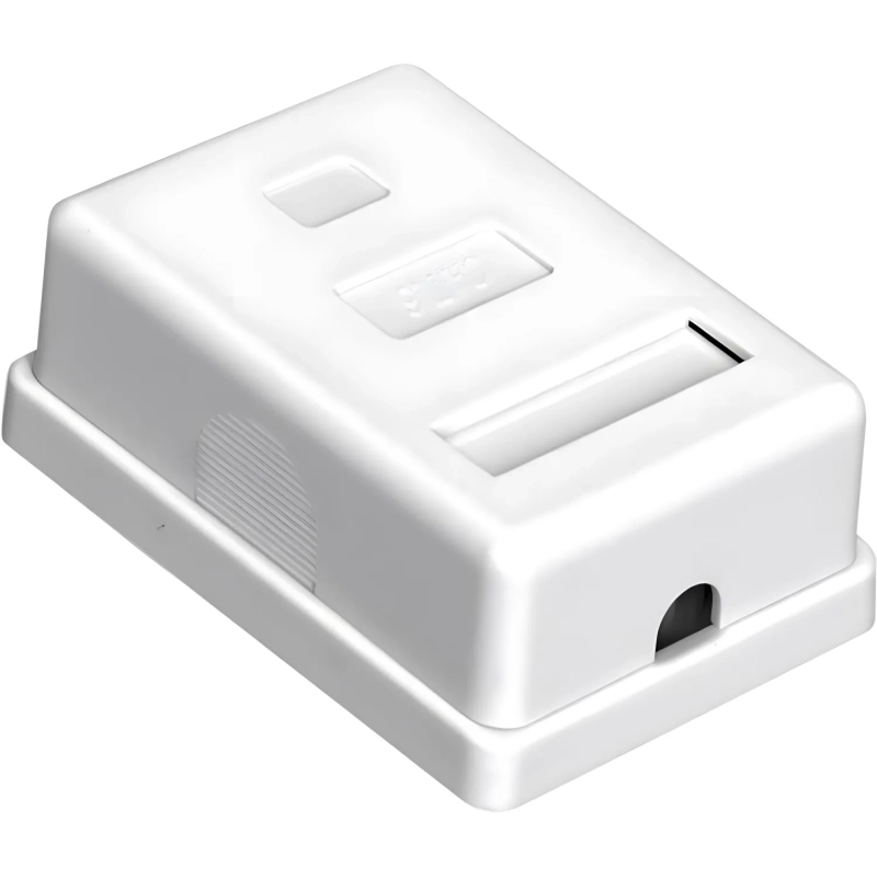 Розетка ExeGate SM1-RJ45-C6 RJ-45 кат.6 UTP Krone/110 (EX292844RUS)