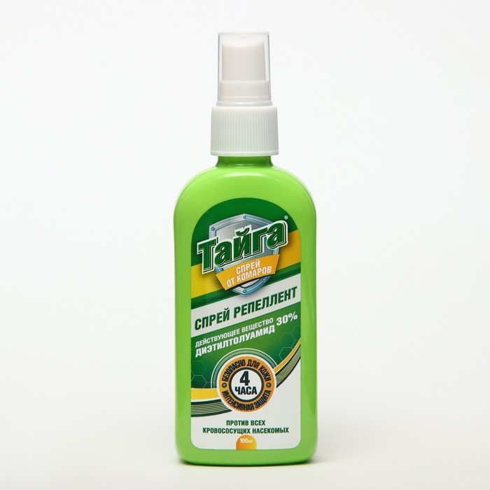 Спрей репеллентный от комаров  Спрей репеллентный от комаров "Тайга Дэта", 100 мл