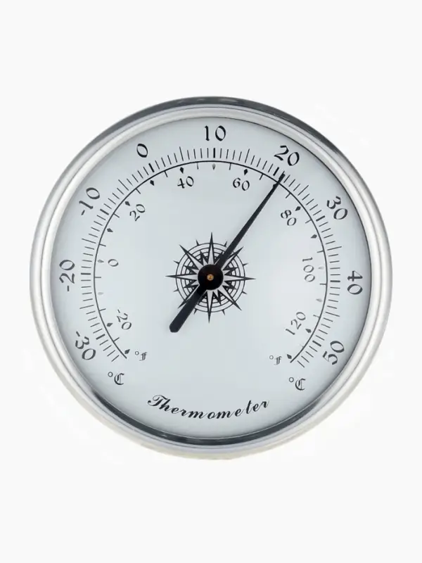 Термометр механический, настенный, d=7.2 см