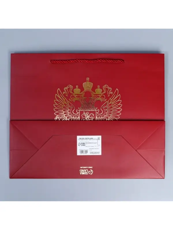 Пакет подарочный, упаковка, &laquo;Россия с тобой&raquo;, 32&times;26&times;12 см