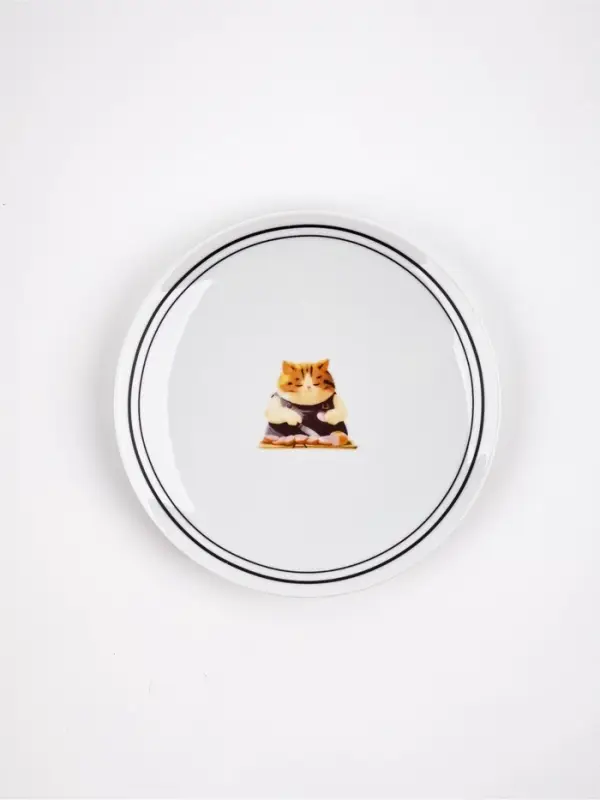 Тарелка керамическая «Котик», 20 см