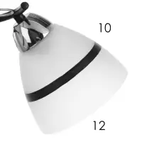 Люстра потолочная BayerLux &laquo;Лайма&raquo;, 5хЕ27, 40 Вт, черно-хромовый, 55&times;55&times;24 см