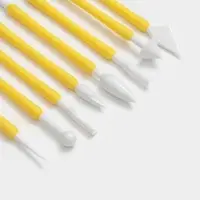 Стеки для работы с мастикой Доляна, набор 8 шт., пластик, МИКС