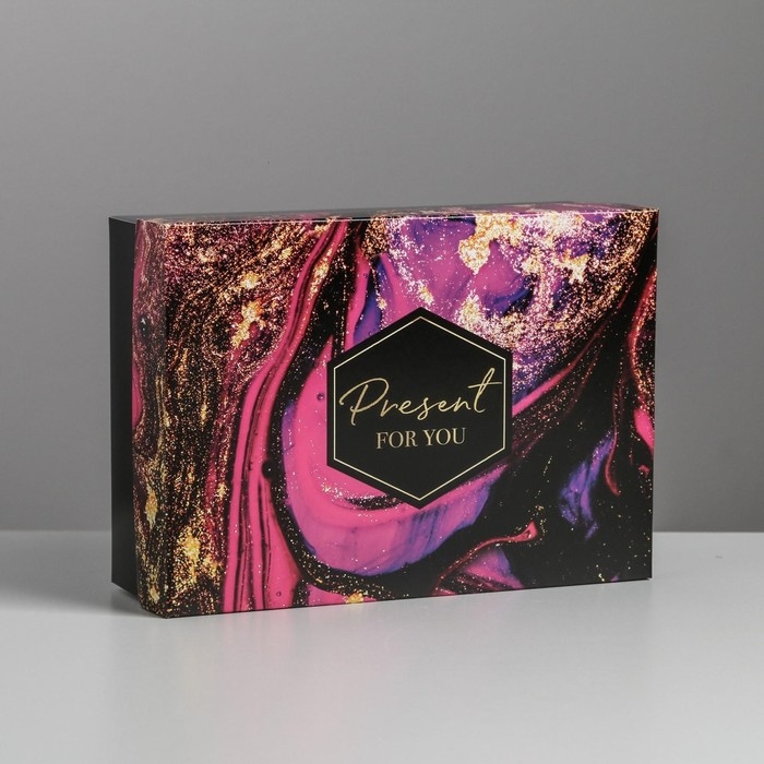 Коробка подарочная складная, упаковка, «Текстуры», 21 х 15 х 7 см Коробка подарочная складная, упаковка, «Текстуры», 21 х 15 х 7 см