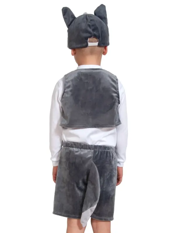 Карнавальный костюм «Волчонок», плюш-лайт, 3-5 лет, рост 92-116 см