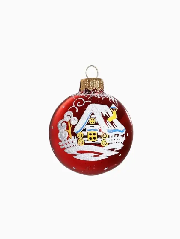 Ёлочный шар &laquo;Рассвет&raquo; новогодний, d=6 см, без упаковки, МИКС