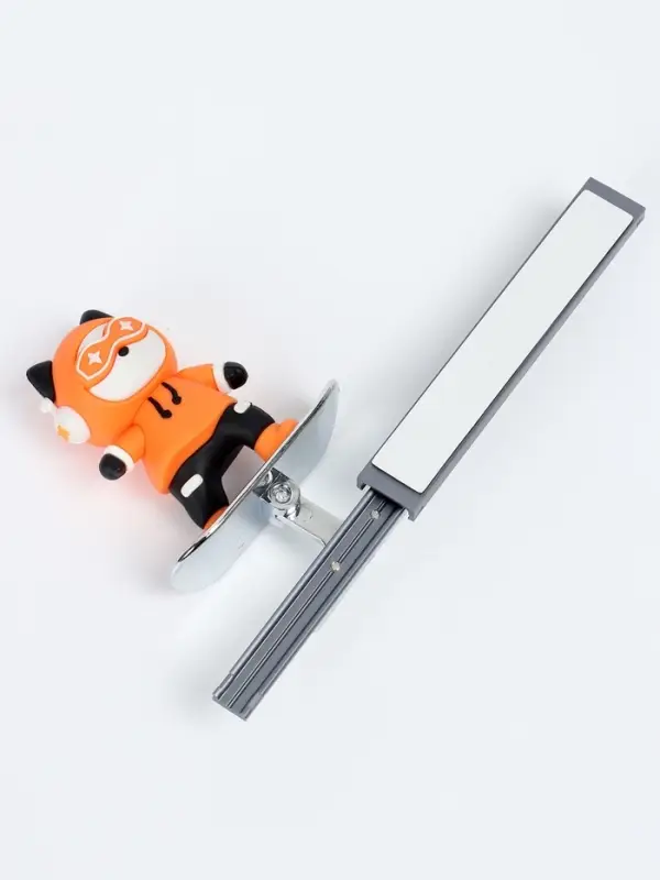 Игрушка, котёнок на скейтборде, оранжевый