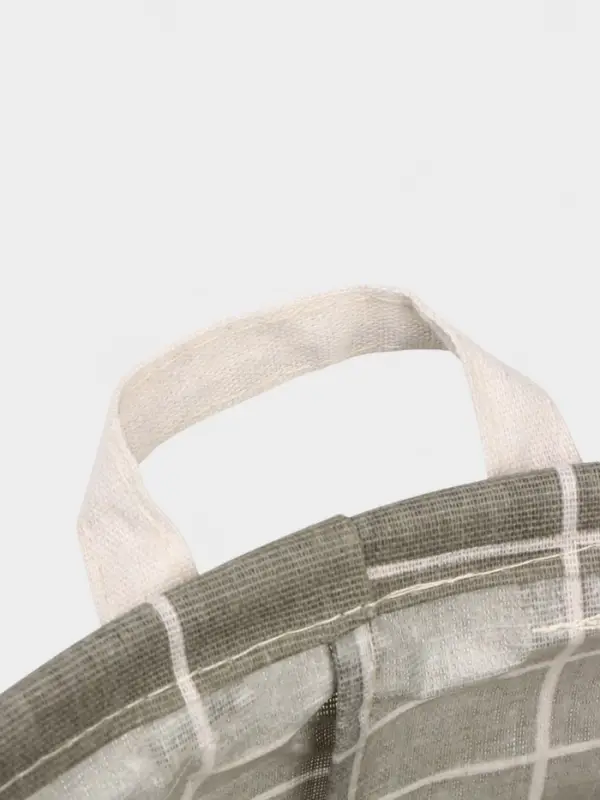 Корзина для белья Доляна &laquo;Клетка&raquo;, 30&times;30&times;30 см, серая