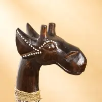 Сувенир "Жираф" дерево 25х13х40 см, бежево-коричневый Сувенир "Жираф" дерево 25х13х40 см, бежево-коричневый