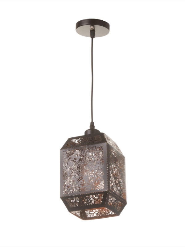 Светильник Светильник "Кэлшот" (Бабочки) 1х40Вт Е27 черный 13х13х20+100см