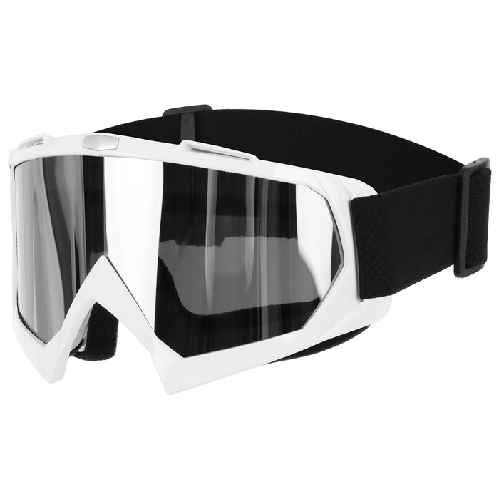 Маска горнолыжная ONLYTOP, цвет белый Маска горнолыжная ONLYTOP, цвет белый