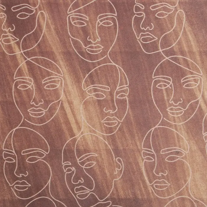 Бумага упаковочная крафтовая &laquo;Силуэты&raquo;, 70 х 100 см