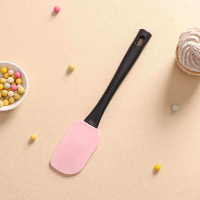 Лопатка Доляна «Контраст», 25,5 см, цвет МИКС Лопатка Доляна «Контраст», 25,5 см, цвет МИКС