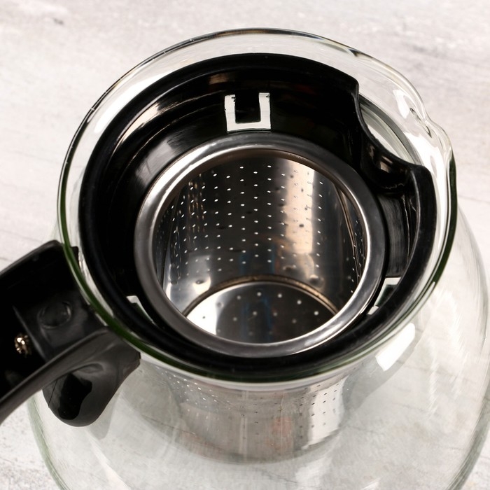 Чайник стеклянный заварочный «Любовь», 900 мл Чайник стеклянный заварочный «Любовь», 900 мл