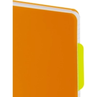 Бизнес-тетрадь А4,140 л,пласт обл, с разд,спир,ATTACHE FANTASY,оранж