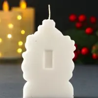 Свеча новогодняя &laquo;Куранты. Барельеф&raquo;, 5.4&times;1.7&times;8 см