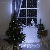 Гирлянда &laquo;Занавес&raquo; 2&times;3 м, IP20, прозрачная нить, 720 LED, свечение белое, 8 режимов, 220 В