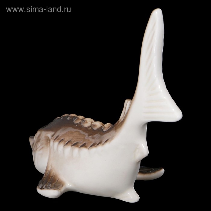 Сувенир «Осётрик», средний, 13×4×8 см, ручная работа, фарфор Сувенир «Осётрик», средний, 13×4×8 см, ручная работа, фарфор