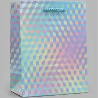 Пакет подарочный ламинированный "Лабиринт", S 18 x 23 х 10 см