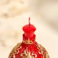 Свеча декоративная "Пасхальное яйцо с орнаментом №1" 5х12 см, 95 гр