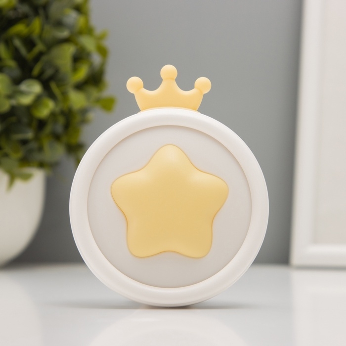 Ночник Ночник "Королевская звезда" 1Вт LED датчик света 7х8х10см