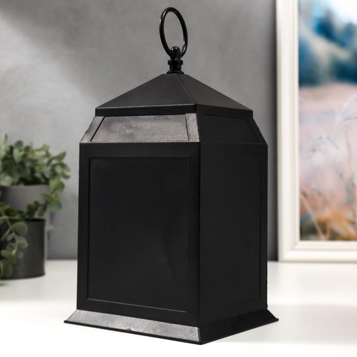 Ночник Ночник "Камин" LED черный 16х14х26 см