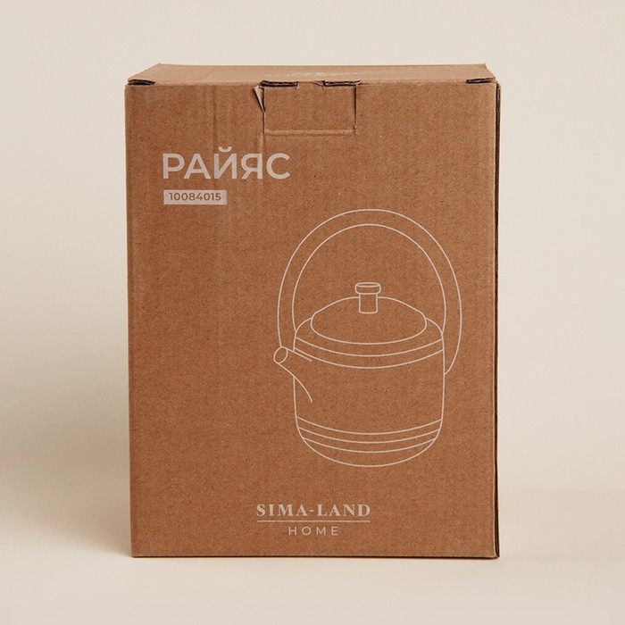 Чайник заварочный керамический SL Home «Райяс», 1 л, 18×13×20,5 см, цвет бежевый Чайник заварочный керамический SL Home «Райяс», 1 л, 18×13×20,5 см, цвет бежевый