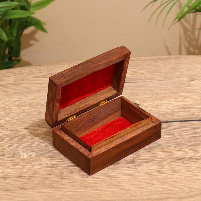 Шкатулка дерево "Муза" 15х10х6