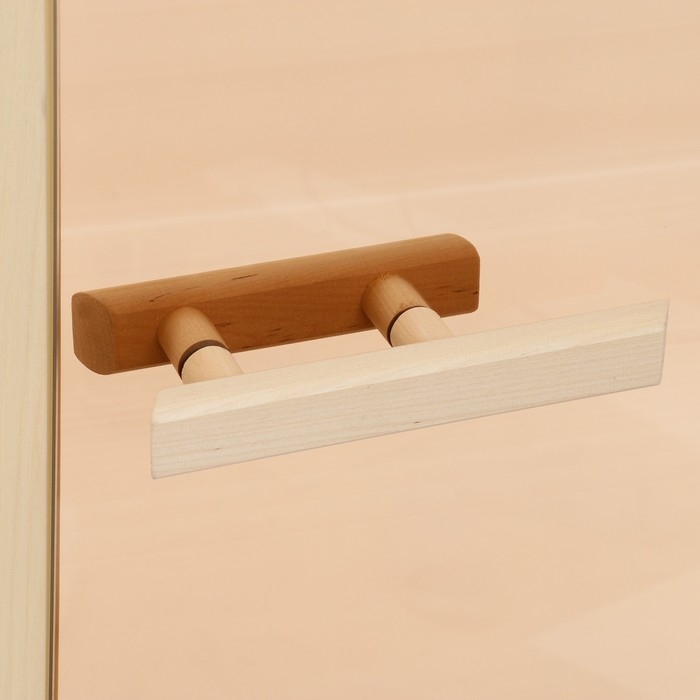 Дверь для бани и сауны Дверь для бани и сауны "Бронза", размер коробки 200х70 см, липа, 8 мм