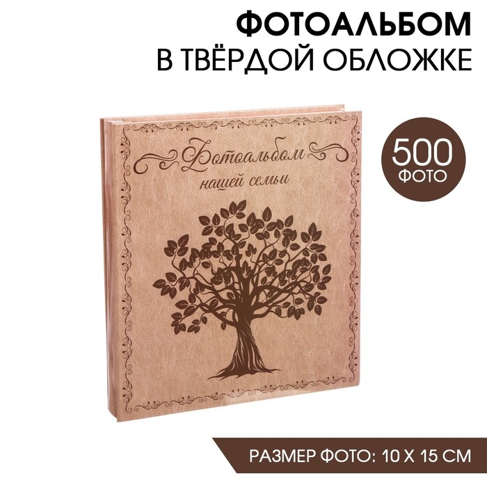 Фотоальбом Фотоальбом "Фотоальбом нашей семьи", 500 фото
