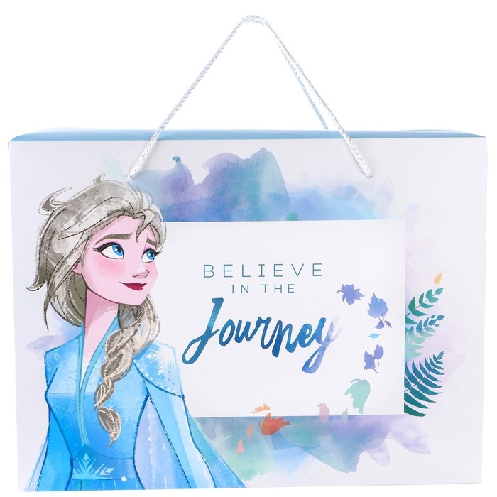 Пакет-коробка, 40 х 30 х 15 см  Пакет-коробка, 40 х 30 х 15 см "Journey", Холодное сердце