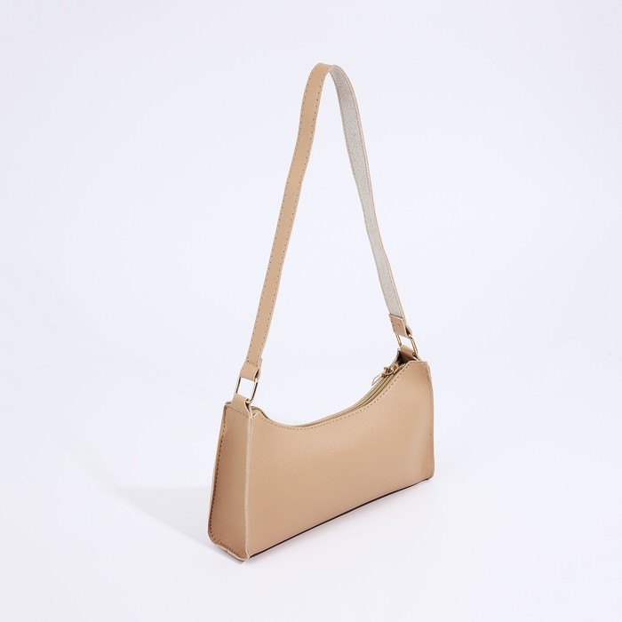 Сумка женская багет на молнии, цвет бежевый Сумка женская багет на молнии, цвет бежевый