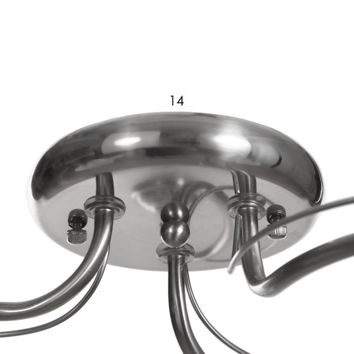 Люстра потолочная Бетти 3х40Вт Е14 Хром 54x54x29 см Люстра потолочная Бетти 3х40Вт Е14 Хром 54x54x29 см