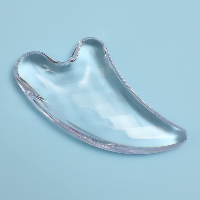 Массажёр Гуаша «Сердце», 11 × 6 см, цвет прозрачный Массажёр Гуаша «Сердце», 11 × 6 см, цвет прозрачный