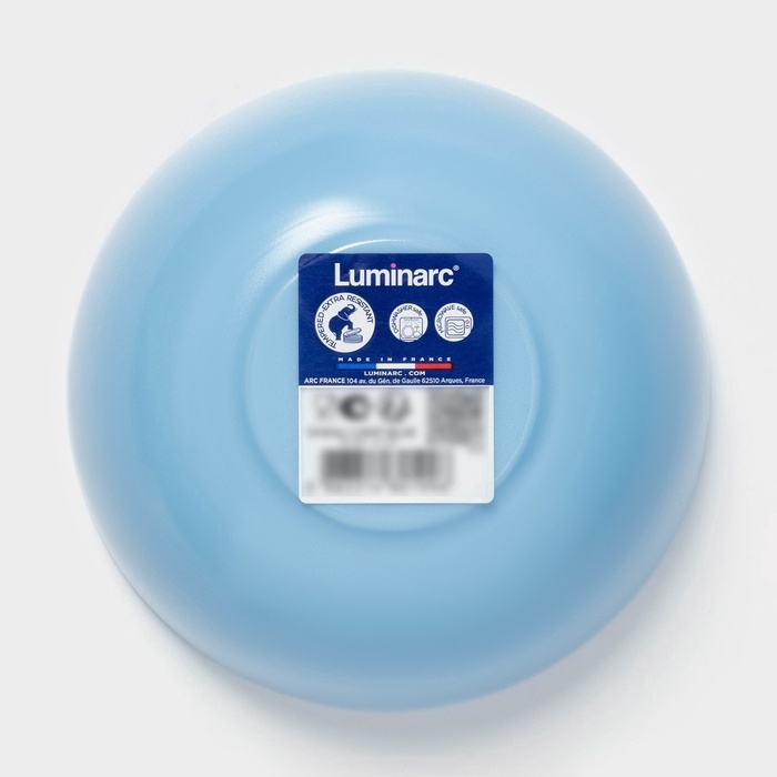 Салатник Luminarc DIWALI LIGHT BLUE, 350 мл, d=12,5 см, стеклокерамика, голубой Салатник Luminarc DIWALI LIGHT BLUE, 350 мл, d=12,5 см, стеклокерамика, голубой
