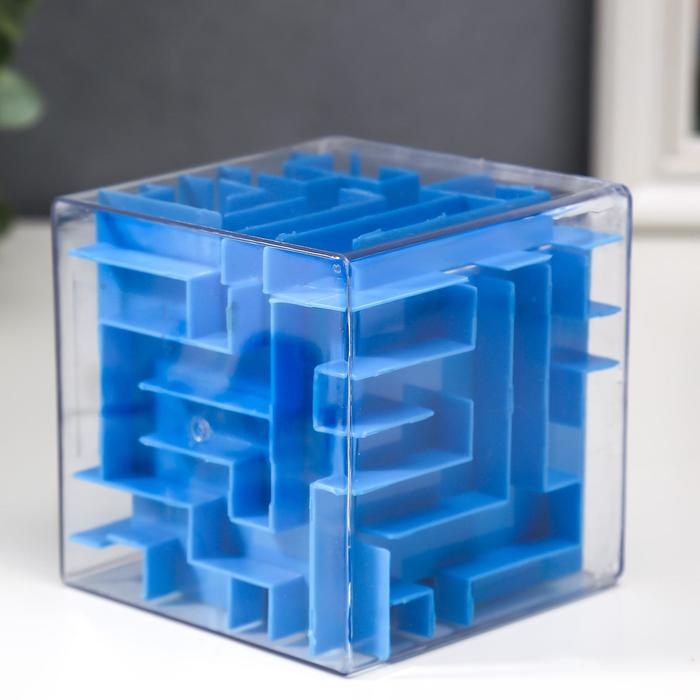 Копилка пластик лабиринт 9*9*9 см