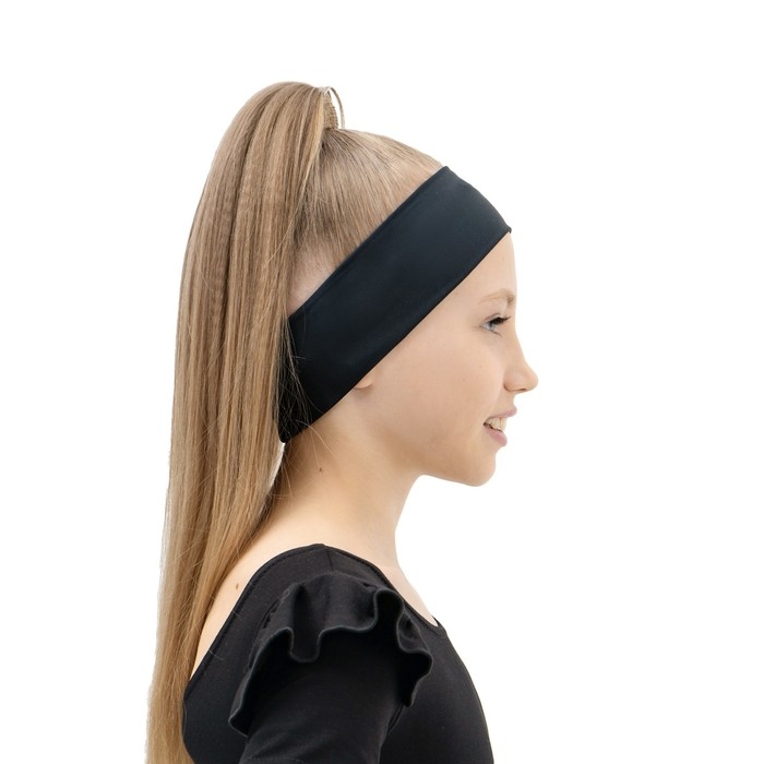 Повязка на голову, бифлекс, цвет черный Повязка на голову, бифлекс, цвет черный